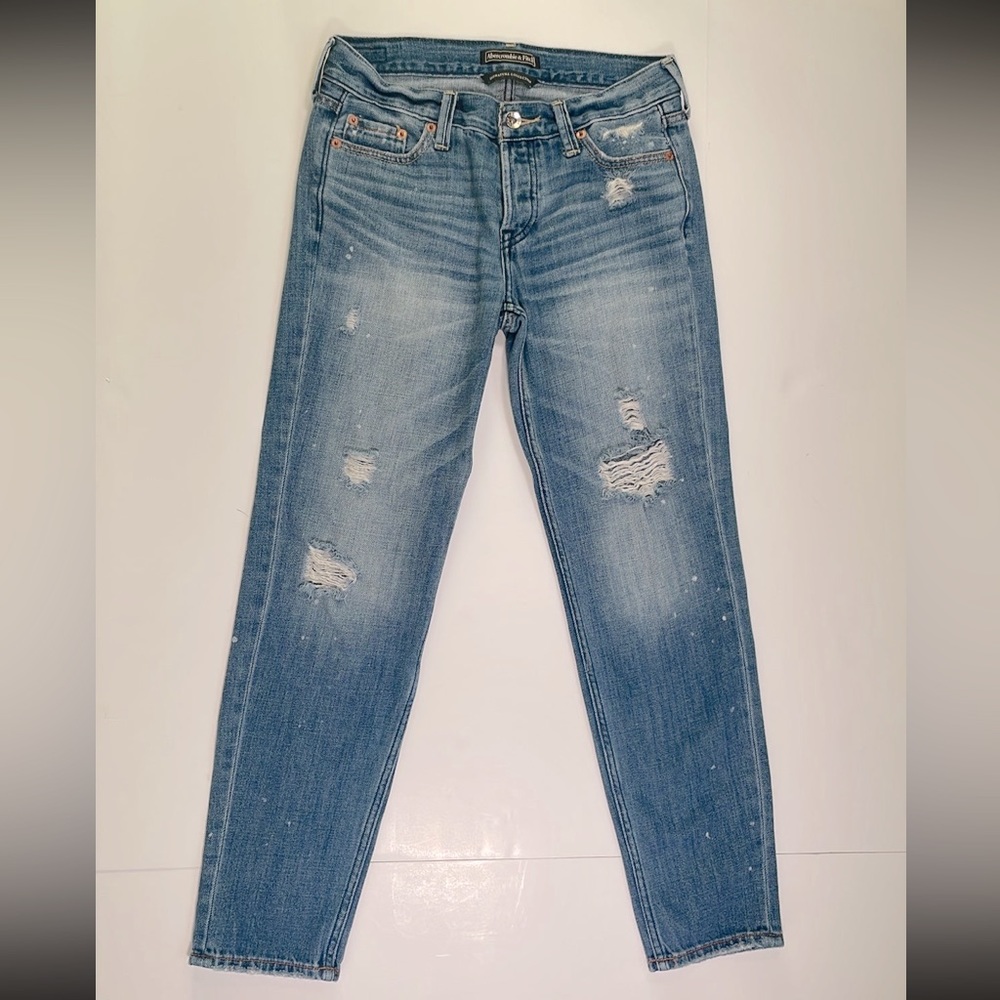 Abercrombie & Fitch signature collection denim jeans light wash Sz24